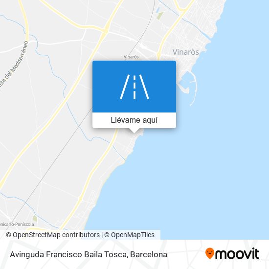 Mapa Avinguda Francisco Baila Tosca