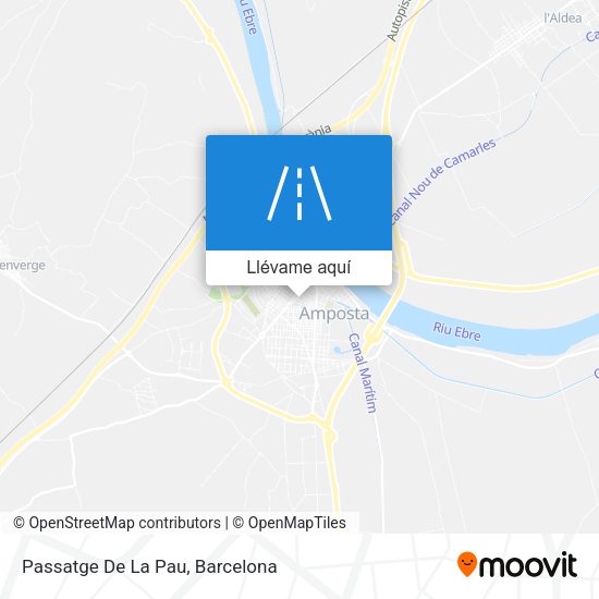 Mapa Passatge De La Pau