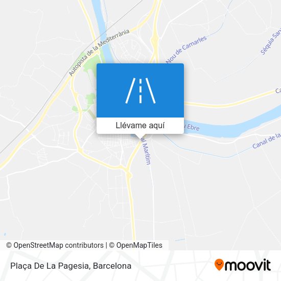 Mapa Plaça De La Pagesia