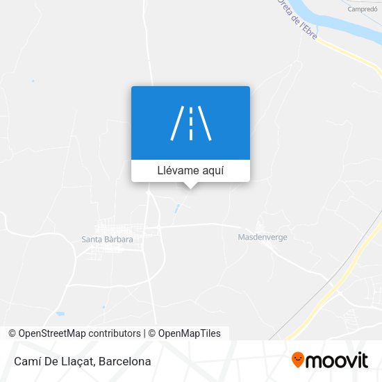 Mapa Camí De Llaçat