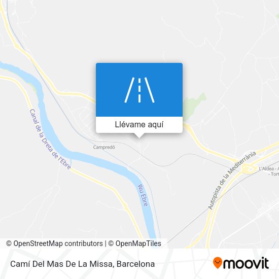 Mapa Camí Del Mas De La Missa