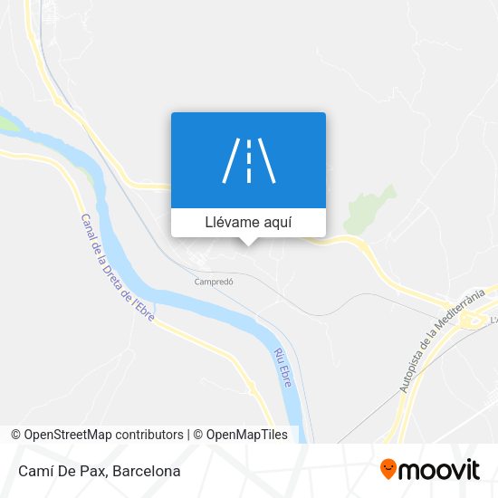 Mapa Camí De Pax