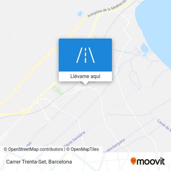 Mapa Carrer Trenta-Set