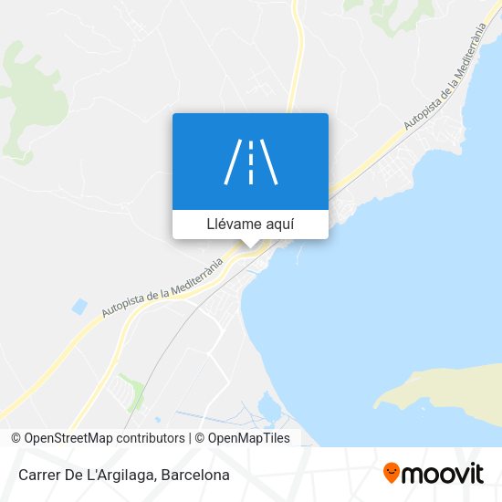 Mapa Carrer De L'Argilaga