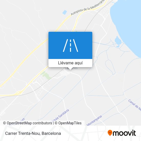 Mapa Carrer Trenta-Nou