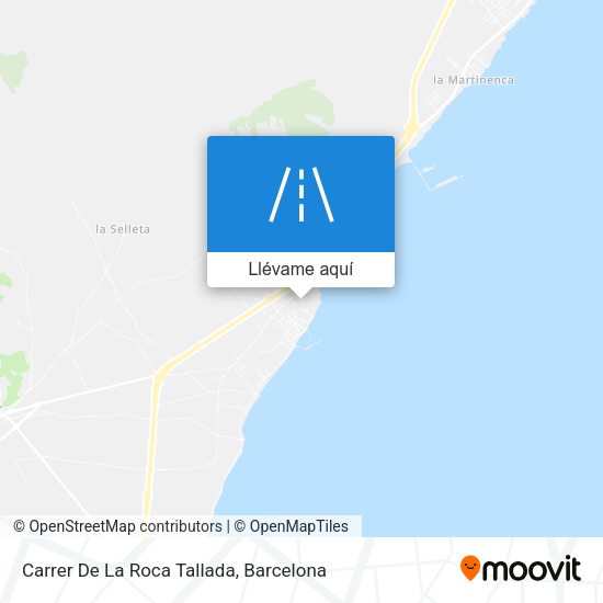 Mapa Carrer De La Roca Tallada