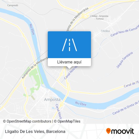 Mapa Lligallo De Les Veles