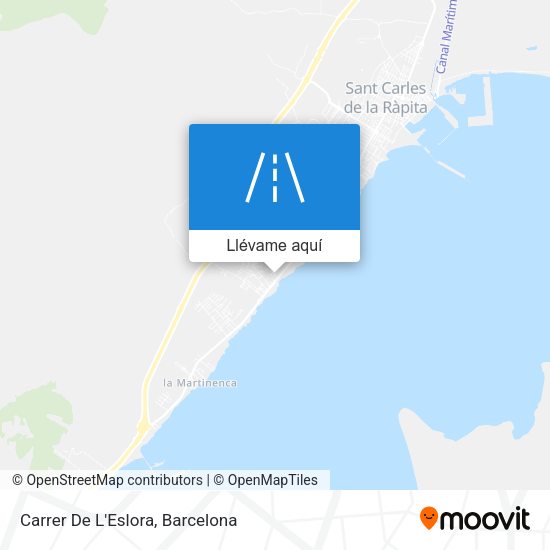 Mapa Carrer De L'Eslora