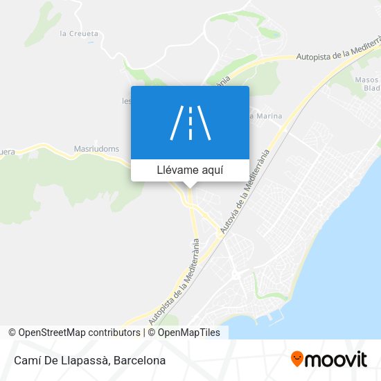 Mapa Camí De Llapassà