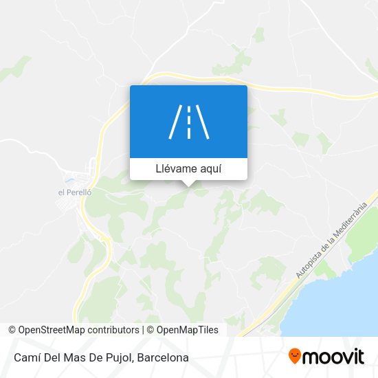 Mapa Camí Del Mas De Pujol