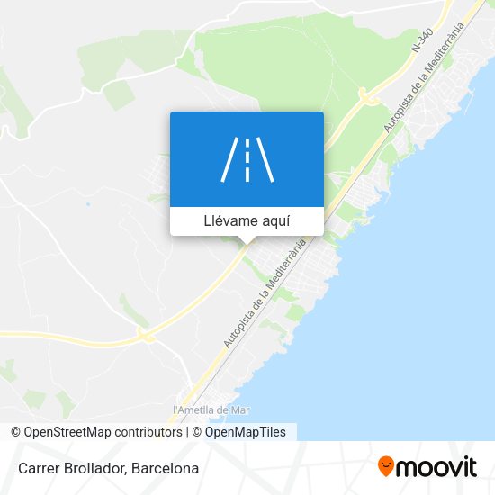 Mapa Carrer Brollador