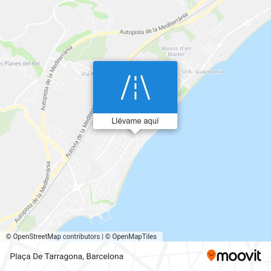 Mapa Plaça De Tarragona