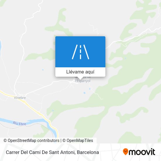 Mapa Carrer Del Camí De Sant Antoni