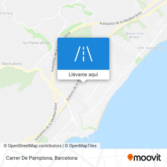 Mapa Carrer De Pamplona