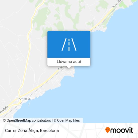 Mapa Carrer Zona Àliga