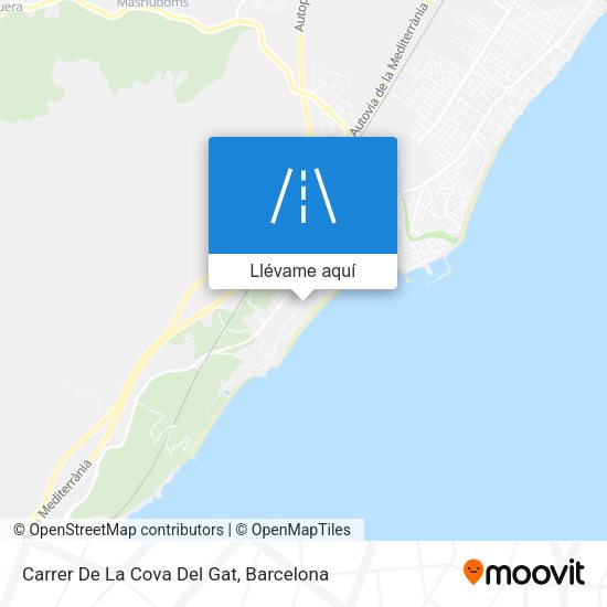 Mapa Carrer De La Cova Del Gat
