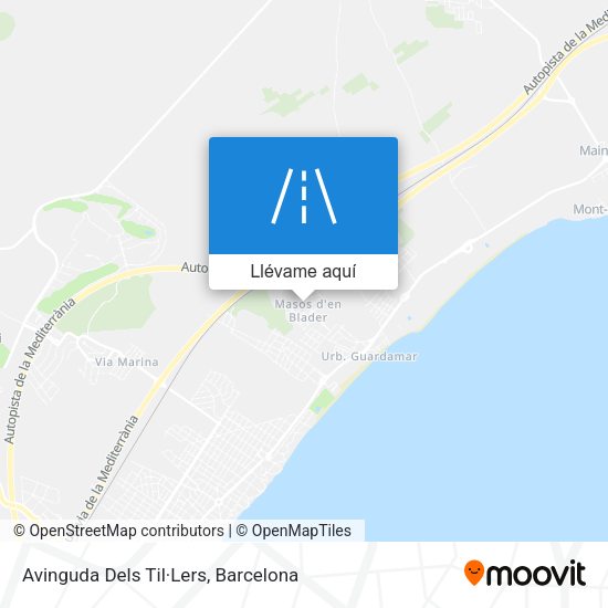 Mapa Avinguda Dels Til·Lers