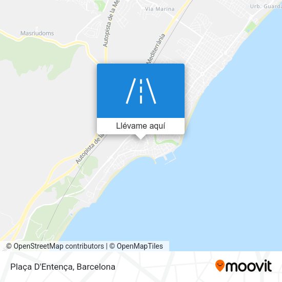 Mapa Plaça D'Entença