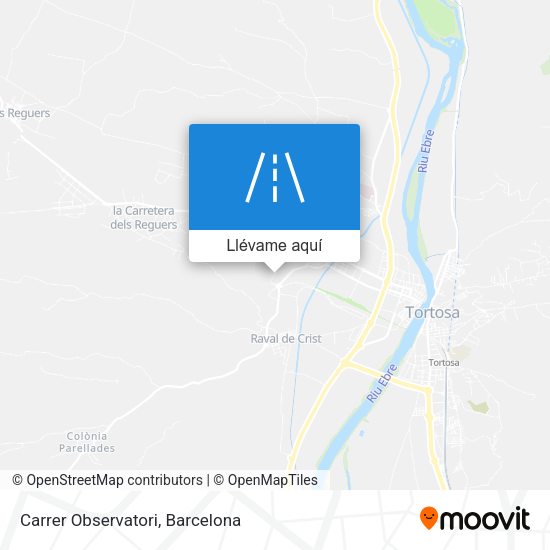 Mapa Carrer Observatori