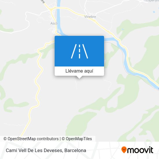 Mapa Camí Vell De Les Deveses