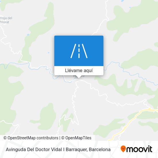 Mapa Avinguda Del Doctor Vidal I Barraquer