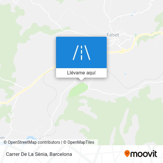 Mapa Carrer De La Sènia