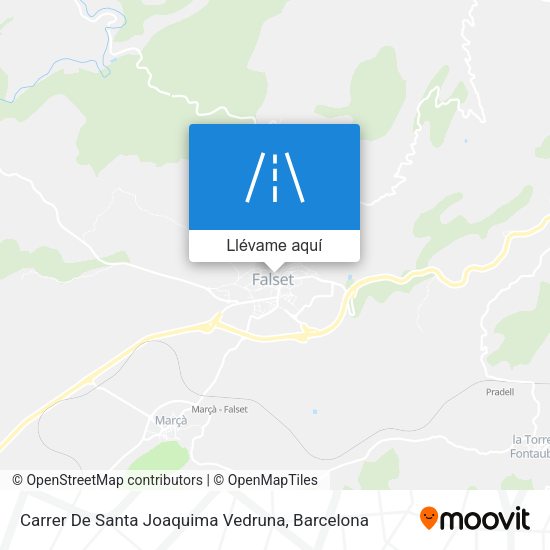 Mapa Carrer De Santa Joaquima Vedruna