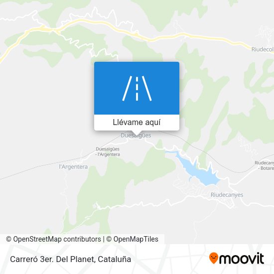 Mapa Carreró 3er. Del Planet