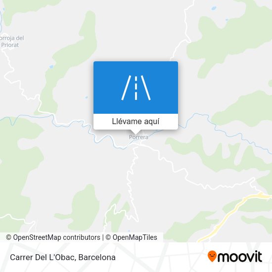 Mapa Carrer Del L'Obac