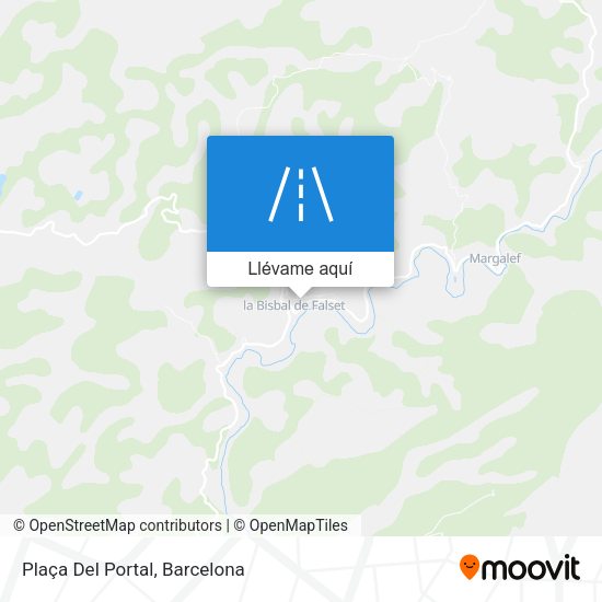 Mapa Plaça Del Portal