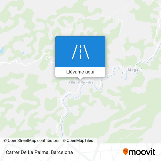 Mapa Carrer De La Palma