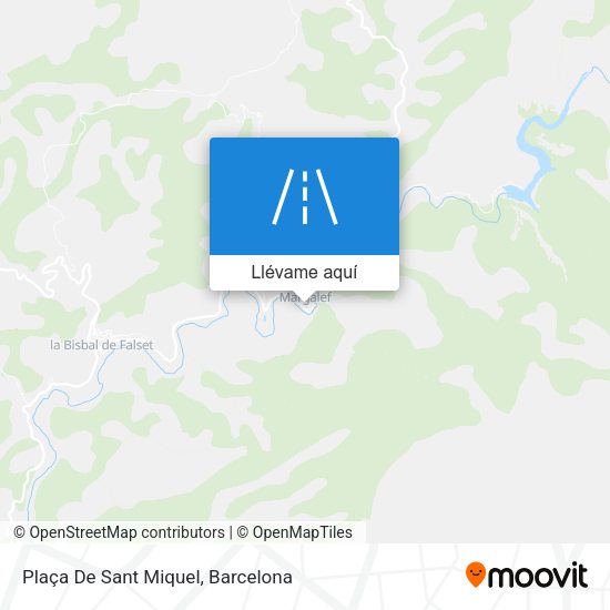 Mapa Plaça De Sant Miquel