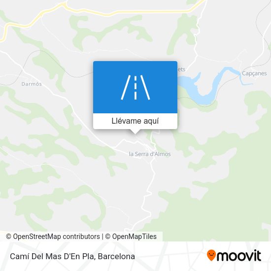 Mapa Camí Del Mas D'En Pla