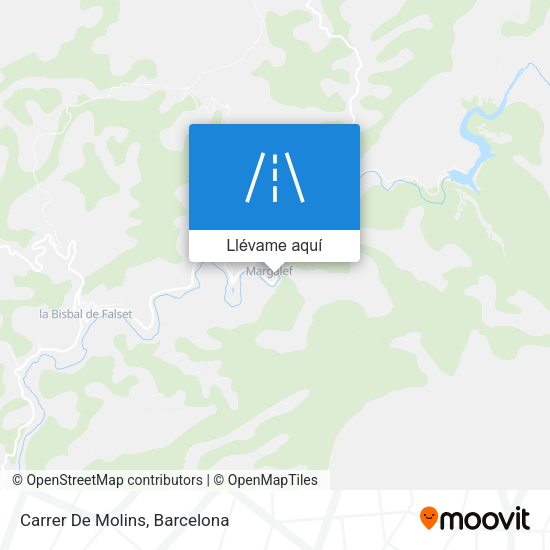 Mapa Carrer De Molins