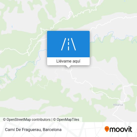 Mapa Camí De Fraguerau