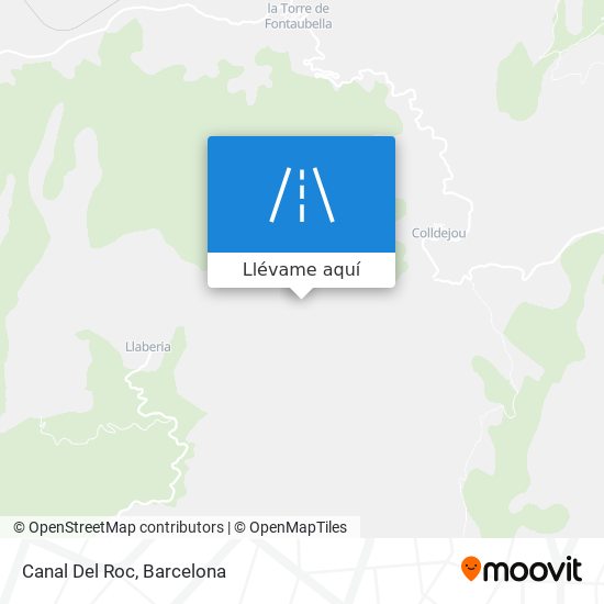 Mapa Canal Del Roc