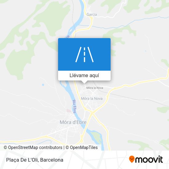 Mapa Plaça De L'Oli