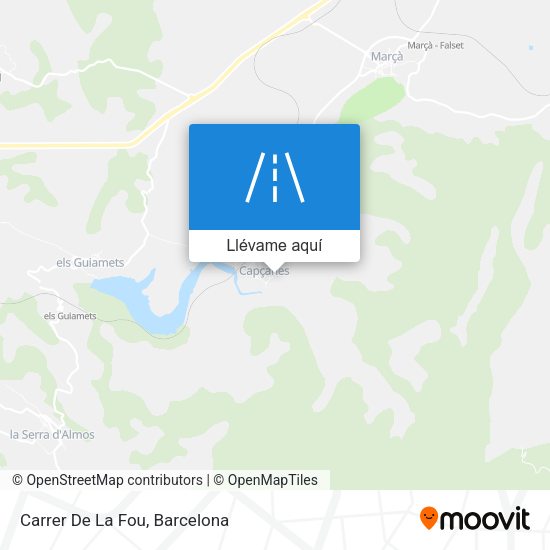 Mapa Carrer De La Fou