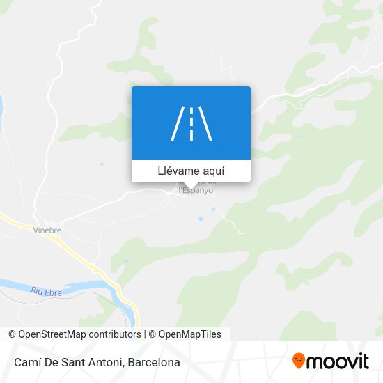 Mapa Camí De Sant Antoni