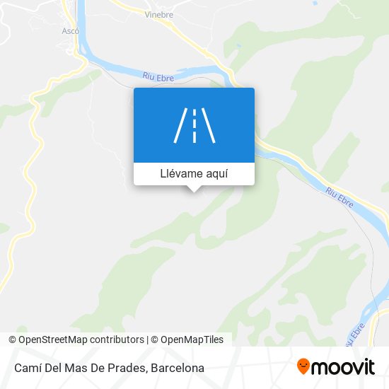 Mapa Camí Del Mas De Prades