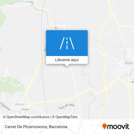 Mapa Carrer De Picamoixons