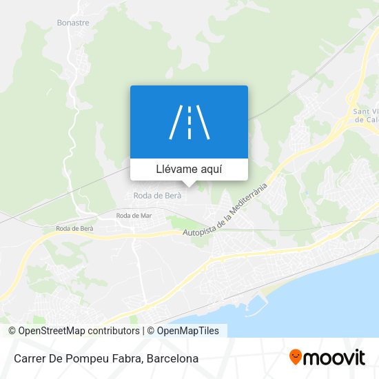 Mapa Carrer De Pompeu Fabra