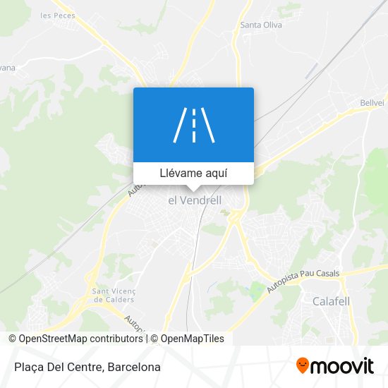 Mapa Plaça Del Centre