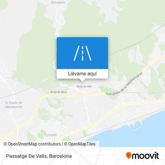 Mapa Passatge De Valls