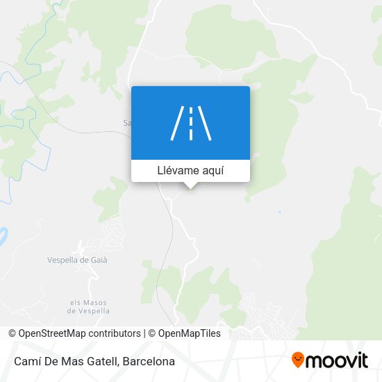 Mapa Camí De Mas Gatell