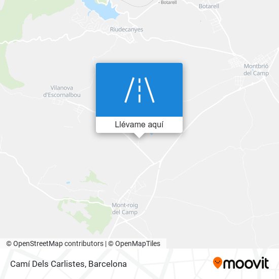 Mapa Camí Dels Carlistes