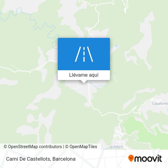 Mapa Camí De Castellots