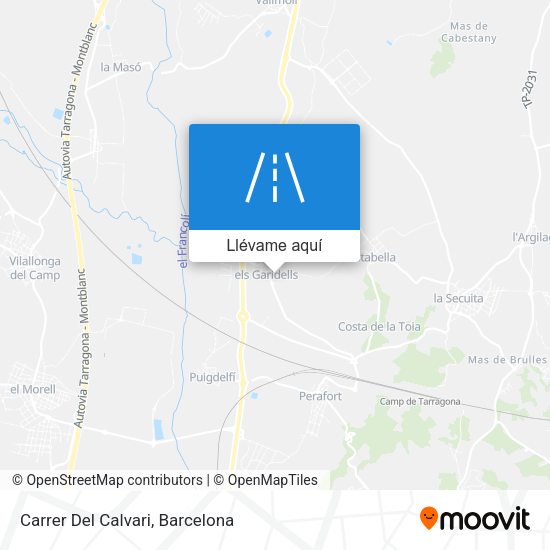 Mapa Carrer Del Calvari