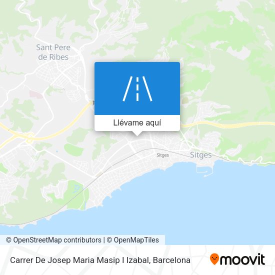 Mapa Carrer De Josep Maria Masip I Izabal