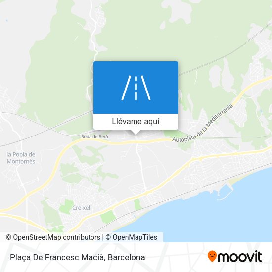 Mapa Plaça De Francesc Macià